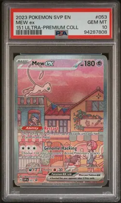 Pokemon 2023 SVP en Mew EX 151 Ultra-Premium Collection #053 PSA 10 Gem Mint - Image 1