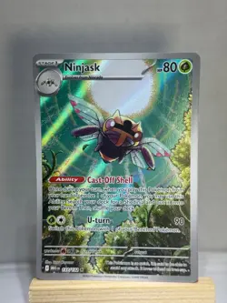 Ninjask 137/132 Illustration Rare Holo Me01: Mega Evolution Pokemon TCG English - Image 1