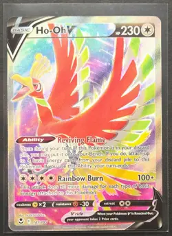 Ho-Oh V 187/195 Silver Tempest Ultra Rare Pokemon 2022 - Image 1