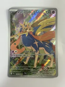 Pokemon TCG Zacian 100/094 Phantasmal Flames Illustration Rare - Image 1