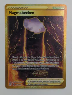 Magmabecken | Brilliant Stars | 185/172 | Gold Fullart | Deutsch | NM Pokemon - Image 1