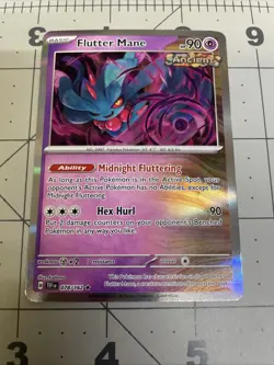 Pokemon Temporal Forces Flutter Mane 078/162 Holo Rare - Image 1