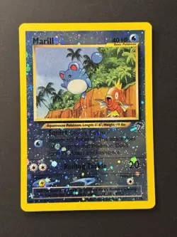 Pokemon TCG Marill 11/18 Southern Islands Reverse Holo Promo HP40 - Image 2