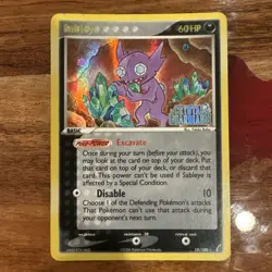 Sableye 10/100 EX Crystal Guardians Reverse Holo Stamped Pokemon HP/MP condition - Image 1