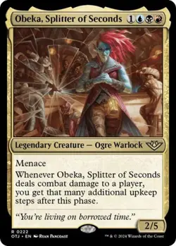 Obeka, Splitter of Seconds -Foil Near Mint MTG Outlaws of Thunder Junction - Image 1