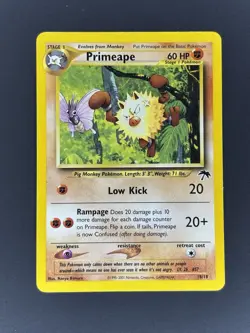 Pokemon TCG Primeape 18/18 Southern Islands Promo Regular HP60 - Image 1