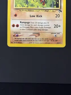 Pokemon TCG Primeape 18/18 Southern Islands Promo Regular HP60 - Image 4