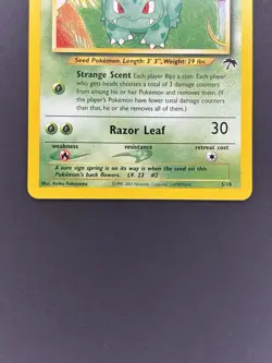 Pokemon TCG Ivysaur 05/18 Southern Islands Promo Regular HP60 - Image 4