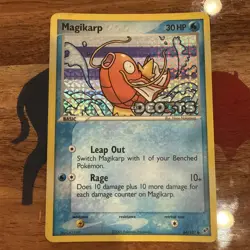 LP Nintendo Magikarp EX Deoxys 65/107 Holo Common English 2005 - Image 1