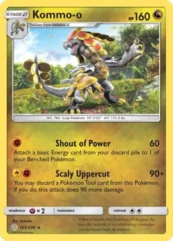 Kommo-o [SM12 - 163/236] SM - Cosmic Eclipse - NM - AA-1-001 - Image 1