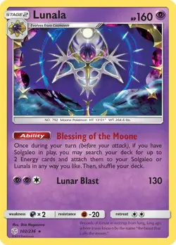 Lunala [SM12 - 102/236] SM - Cosmic Eclipse - NM - AA-1-001 - Image 1