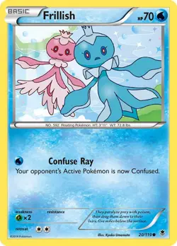 Frillish [PHF - 20/119] XY - Phantom Forces - NM - Image 1