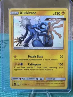 Pokemon TCG - Hidden Fates - Xurkitree SV14/SV94 Shiny Rare - NM/Mint Condition - Image 3