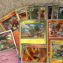 1 Stoutland V + 50 Pokemon TCG Holo/Reverse Holo Lot Raikou Entei Bulbasaur - Image 4