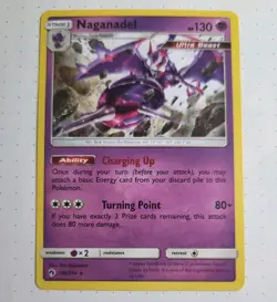 Naganadel -Rare-NM SM Lost Thunder 2018 Exclusives 108/214 Psychic Pokemon Eng - Image 1