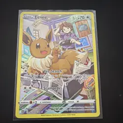 The Pokemon Company SWSH09 Brilliant Stars TG Eevee TG11/TG30 Ultra Rare Holo EN - Image 1