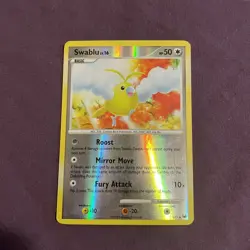 Pokemon TCG: Swablu - Platinum Base Set Shiny Lv. 16 SH5 Reverse Holo Rare - LP - Image 1