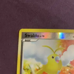 Pokemon TCG: Swablu - Platinum Base Set Shiny Lv. 16 SH5 Reverse Holo Rare - LP - Image 3