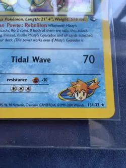 🌊 MISTY’S GYARADOS 13/132 HOLO RARE – GYM CHALLENGE – WOTC VINTAGE POKEMON 🌊 - Image 4