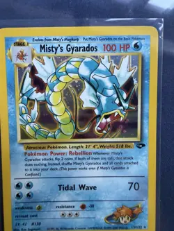 🌊 MISTY’S GYARADOS 13/132 HOLO RARE – GYM CHALLENGE – WOTC VINTAGE POKEMON 🌊 - Image 5