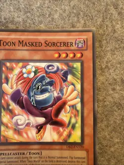 Toon Masked Sorcerer DB2-EN120 Dark Beginning 2 Unlimited - NM - Image 3