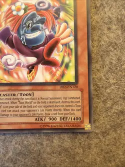 Toon Masked Sorcerer DB2-EN120 Dark Beginning 2 Unlimited - NM - Image 4