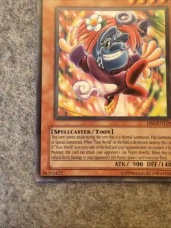 Toon Masked Sorcerer DB2-EN120 Dark Beginning 2 Unlimited - NM - Image 5