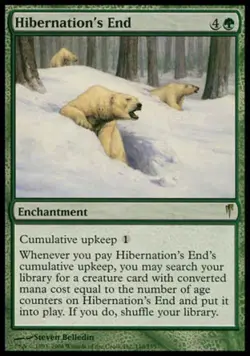 Hibernation's End - Light Play MTG Coldsnap - Image 1