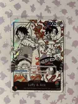 One Piece TCG: Luffy & Ace (Parallel Leader) -From Starter Deck EX ST30 - Image 1