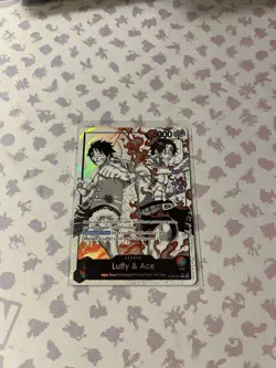 One Piece TCG: Luffy & Ace (Parallel Leader) -From Starter Deck EX ST30 - Image 2