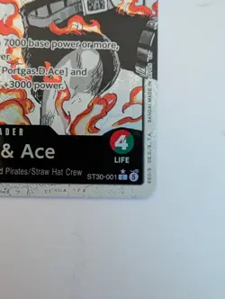 ST30-001 Luffy & Ace Alt Art Leader (Parallel) English One Piece TCG - Image 5