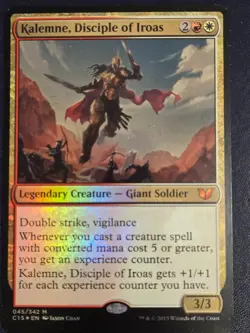 MTG Commander 2015 #45 Kalemne, Disciple of Iroas Foil Lightly played - Image 1