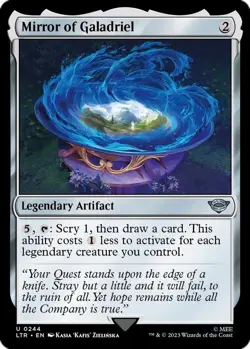 x4 NM (Playset) Mirror of Galadriel, MTG, Lord of the Rings, Magic, 244 - Image 1