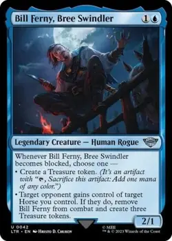 x4 NM (Playset) Bill Ferny, Bree Swindler, MTG, Lord of the Rings, Magic, 42 - Image 1