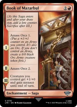 x4 NM (Playset) Book of Mazarbul, MTG, Lord of the Rings, Magic, 116 - Image 1