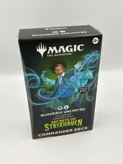 NEW Magic The Gathering Secrets of Strixhaven Commander Deck Quandrix Unlimited - Image 1