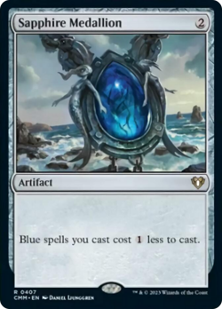 Sapphire Medallion [Commander Masters] Near Mint - Image 1