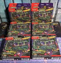 Pokemon TCG: Mega Battle Deck Mega Gengar ex Lot of 6 Sealed - Image 1