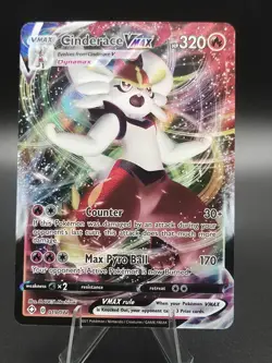 Cinderace VMAX 019/072 Shining Fates Holo Pokemon - NM - Image 1