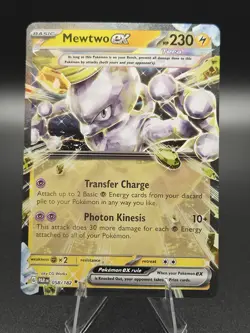 Mewtwo ex 058/182 SV04: Paradox Rift Holo - Pokemon TCG - NM - Image 1