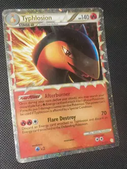 Nintendo Typhlosion 110/123 HeartGold & SoulSilver Holo Rare 2010 | Pokemon TCG - Image 1