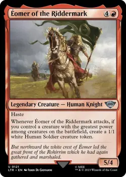 x4 NM (Playset) Eomer of the Riddermark, MTG, Lord of the Rings, Magic, 121 - Image 1