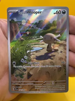 🔥Paldean Wooper 102/094 Illustration Rare Phantasmal Flames Pokemon Card NM⚡ - Image 1