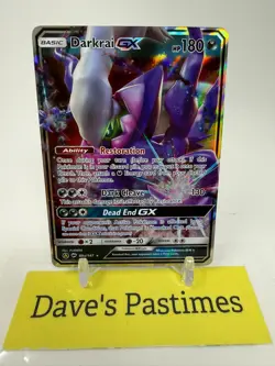 Darkrai GX 88a/147 Pokemon Ultra Rare Card Burning Shadows P3 - Image 1