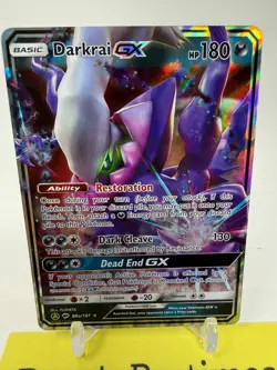 Darkrai GX 88a/147 Pokemon Ultra Rare Card Burning Shadows P3 - Image 2