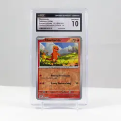 Pokemon Charmander Reverse Holo #4 Scarlet & Violet 151 Costco - CGC 10 Gem Mint - Image 2