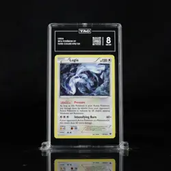 2016 LUGIA POKEMON XY FATES COLLIDE #78 HOLO CRACKED ICE TAG 8 NT MINT - Image 1