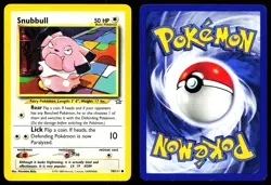 SNUBBULL 74/111 COMMON NEO GENESIS POKEMON UNLIMITED MP - Image 3