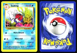 SEAKING 60/130 UNCOMMON BASE SET 2 POKEMON MP - Image 3