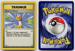 GUST OF WIND 93/102 COMMON BASE SET UNLIMITED POKEMON LP - Image 3